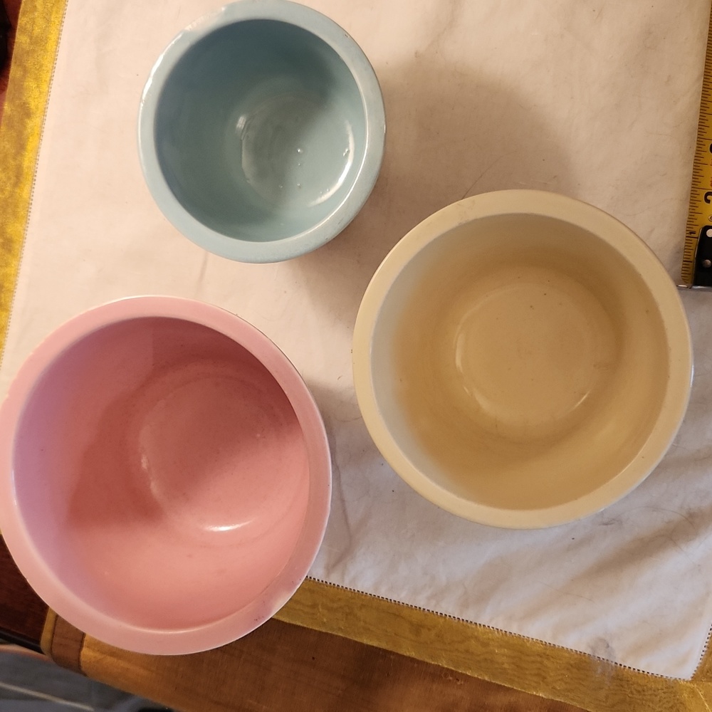 VTG ceramic mixing bowl set - Picture 2 of 3